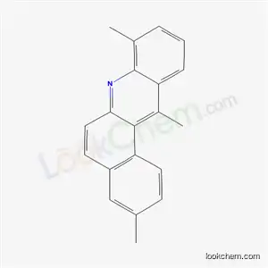 Molecular Structure of 63040-01-7 (3,8,12-Trimethylbenz[a]acridine)