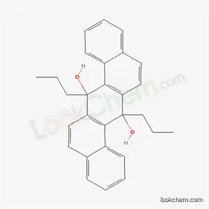 Molecular Structure of 63041-56-5 (7,14-Dihydro-7,14-dipropyldibenz[a,h]anthracene-7,14-diol)