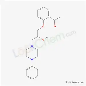 Molecular Structure of 63990-85-2 (2'-[2-Hydroxy-3-(4-phenylpiperazino)propoxy]acetophenone)
