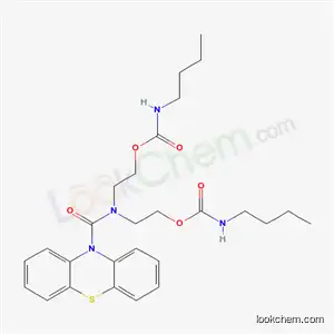 Molecular Structure of 65241-01-2 (Di(butylcarbamic acid)2,2'-[[(10H-phenothiazin-10-yl)carbonyl]imino]diethyl ester)