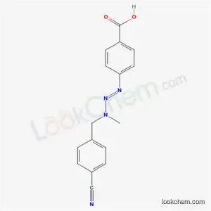 p-[3-(p-시아노벤질)-3-메틸-1-트리아제노]벤조산