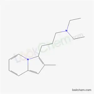 Molecular Structure of 65548-79-0 (3-(3-Diethylaminopropyl)-2-methylindolizine)