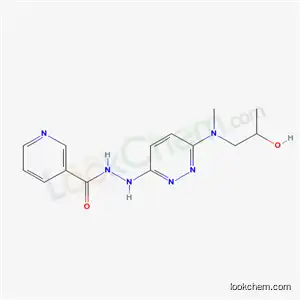 니코틴산, 2-(6-((2-HYDROXYPROPYL)METHYLAMINO)-3-PYRIDAZINYL)HYDR AZIDE