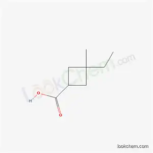 Molecular Structure of 66016-23-7 (3-Ethyl-3-methylcyclobutanecarboxylic acid)
