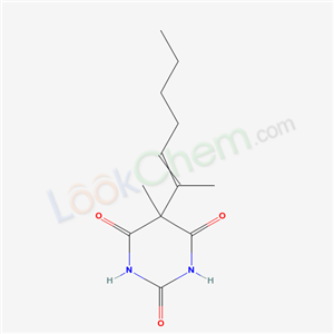 5-hept-2-en-2-yl-5-methyl-1,3-diazinane-2,4,6-trione cas  66843-03-6