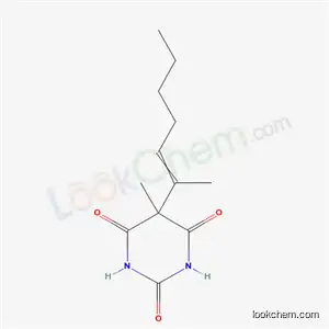 Molecular Structure of 66843-03-6 (5-Methyl-5-(1-methyl-1-hexenyl)barbituric acid)