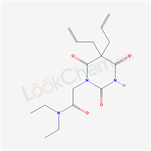 5,5-Diallyl-1-(N,N-diethylcarbamoylmethyl)-2,4,6(1H,3H,5H)-pyrimidinetrione