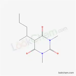 Molecular Structure of 66941-07-9 (1,3-Dimethyl-5-(1-methylbutyl)barbituric acid)