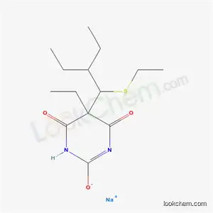 5-エチル-5-[1-(エチルチオ)-2-エチルブチル]-2-ソジオオキシ-4,6(1H,5H)-ピリミジンジオン