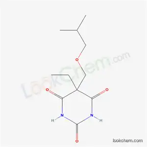 Molecular Structure of 66968-48-7 (5-Ethyl-5-(isobutoxymethyl)barbituric acid)