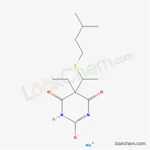 5-エチル-5-[1-(イソペンチルチオ)エチル]-2-ソジオオキシ-4,6(1H,5H)-ピリミジンジオン