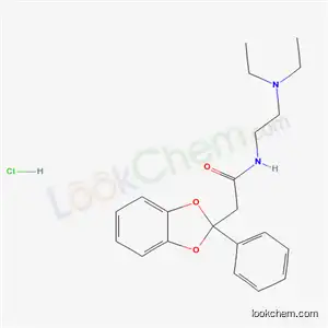 N-(2-ジエチルアミノエチル)-2-フェニル-1,3-ベンゾジオキソール-2-アセトアミド