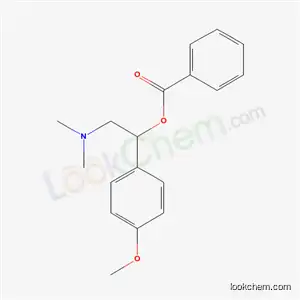 Molecular Structure of 67032-36-4 (2-(Dimethylamino)-1-(p-methoxyphenyl)ethyl=benzoate)