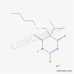 5-(ブチルチオメチル)-5-イソプロピル-2-ソジオオキシ-4,6(1H,5H)-ピリミジンジオン