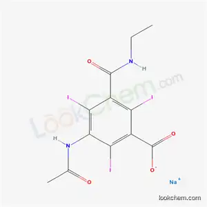 5-アセチルアミノ-N-エチル-2,4,6-トリヨードイソフタルアミド酸ナトリウム