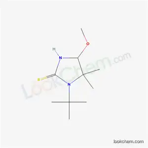 Molecular Structure of 63547-68-2 (1-tert-butyl-4-methoxy-5,5-dimethylimidazolidine-2-thione)