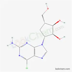 (1R,2S,3R,5R)-3-(2-amino-6-chloro-9H-purin-9-yl)-5-(hydroxymethyl)cyclopentane-1,2-diol