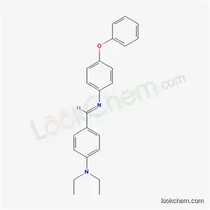 Molecular Structure of 6668-45-7 (N,N-diethyl-4-{(E)-[(4-phenoxyphenyl)imino]methyl}aniline)