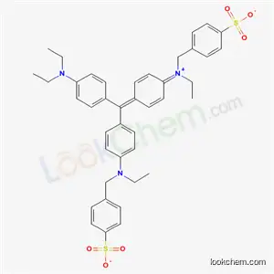 4-[[4-[[4-(diethylamino)phenyl]-[4-[ethyl-[(4-sulfonatophenyl)methyl]azaniumylidene]cyclohexa-2,5-dien-1-ylidene]methyl]-N-ethylanilino]methyl]benzenesulfonate