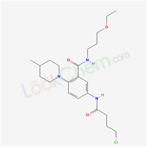 5-(4-chlorobutanoylamino)-N-(3-ethoxypropyl)-2-(4-methyl-1-piperidyl)benzamide