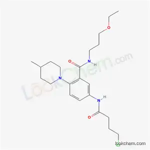 5-(4-Chlorobutanamido)-N-(3-ethoxypropyl)-2-(4-methylpiperidin-1-yl)benzamide