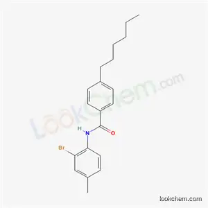N-(2-Bromo-4-methyl-phenyl)-4-hexyl-benzamide
