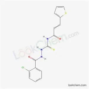 N-[2-(2-Chlorobenzoyl)hydrazinecarbothioyl]-3-(thiophen-2-yl)prop-2-enamide