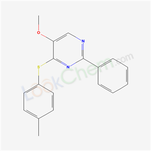 5-methoxy-4-[(4-methylphenyl)sulfanyl]-2-phenylpyrimidine
