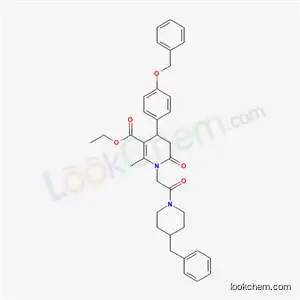 ethyl 4-[4-(benzyloxy)phenyl]-1-[2-(4-benzylpiperidin-1-yl)-2-oxoethyl]-2-methyl-6-oxo-1,4,5,6-tetrahydropyridine-3-carboxylate