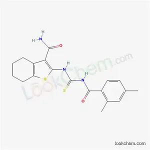 2-[(2,4-Dimethylbenzoyl)carbamothioylamino]-4,5,6,7-tetrahydro-1-benzothiophene-3-carboxamide
