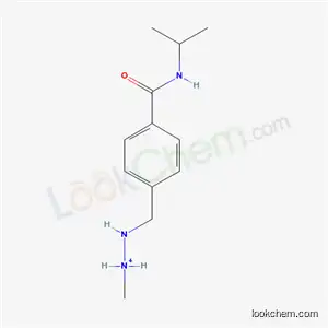 Molecular Structure of 6918-05-4 (1-methyl-2-{4-[(1-methylethyl)carbamoyl]benzyl}diazanium)