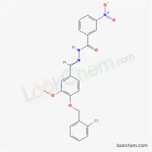 N-[[4-[(2-chlorophenyl)methoxy]-3-methoxy-phenyl]methylideneamino]-3-nitro-benzamide
