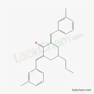 2,6-Bis[(3-methylphenyl)methylidene]-4-propylcyclohexan-1-one