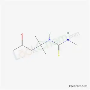 Molecular Structure of 13269-12-0 (1-(1,1-dimethyl-3-oxobutyl)-3-methylthiourea)