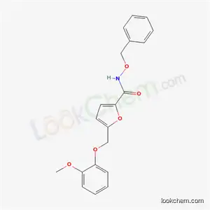 N-(benzyloxy)-5-[(2-methoxyphenoxy)methyl]furan-2-carboxamide