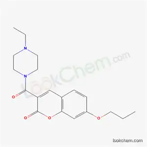 3-(4-Ethylpiperazine-1-carbonyl)-7-propoxy-2H-1-benzopyran-2-one
