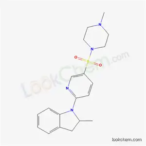 2-Methyl-1-[5-(4-methylpiperazin-1-yl)sulfonylpyridin-2-yl]-2,3-dihydroindole