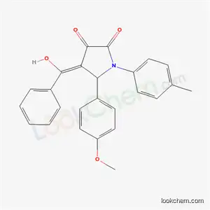 (4Z)-4-[hydroxy(phenyl)methylidene]-5-(4-methoxyphenyl)-1-(4-methylphenyl)pyrrolidine-2,3-dione