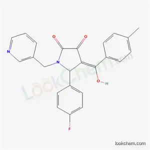 5-(4-fluorophenyl)-3-hydroxy-4-(4-methylbenzoyl)-1-(3-pyridylmethyl)-1,5-dihydro-2H-pyrrol-2-one
