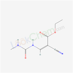 ethyl (Z)-2-cyano-3-(methylcarbamoylamino)prop-2-enoate cas  5327-29-7