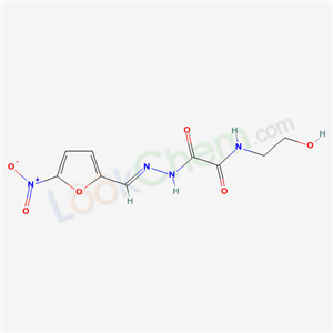 2-Furaldehyde, 5-nitro-, 5-(2-hydroxyethyl)semioxamazone