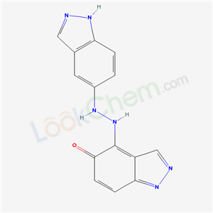 4-(2-(1H-indazol-5-yl)hydrazinyl)indazol-5-one cas  6635-98-9