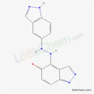 Molecular Structure of 6635-98-9 (4-[2-(1H-indazol-5-yl)hydrazino]-5H-indazol-5-one)