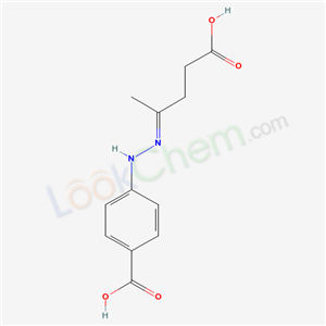 4-[(2Z)-2-(3-carboxy-1-methylpropylidene)hydrazino]benzoic acid