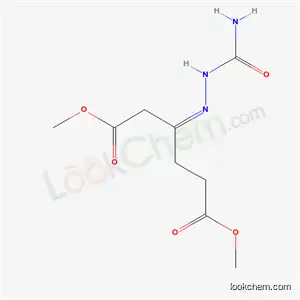 Molecular Structure of 5472-97-9 (dimethyl (3Z)-3-(2-carbamoylhydrazinylidene)hexanedioate)