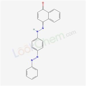 4-[(4-phenyldiazenylphenyl)hydrazinylidene]naphthalen-1-one cas  6300-47-6