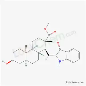 methyl (1R,2S,4aS,4bS,7S,8aS,10aR)-7-hydroxy-2,4b-dimethyl-1-[(E)-(3-oxo-1H-indol-2-ylidene)methyl]-1,3,4,4a,5,6,7,8,8a,9,10,10a-dodecahydrophenanthrene-2-carboxylate