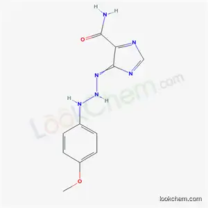Molecular Structure of 3413-80-7 (4-[3-(4-methoxyphenyl)triazanylidene]-4H-imidazole-5-carboxamide)