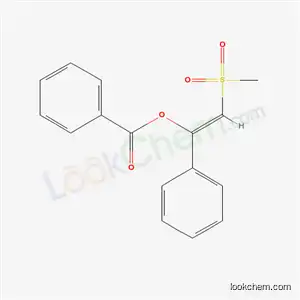 Molecular Structure of 3708-07-4 ((Z)-2-(methylsulfonyl)-1-phenylethenyl benzoate)
