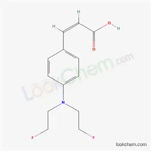 3-[p-[비스(2-플루오로에틸)아미노]페닐]프로펜산